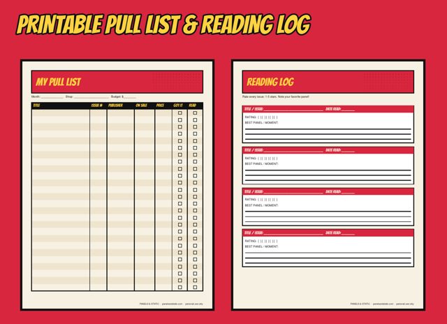 Pull List & Reading Tracker preview