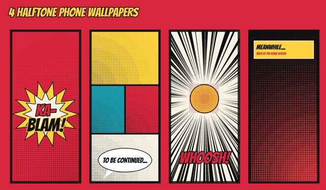 Phone Wallpapers 4-pack preview